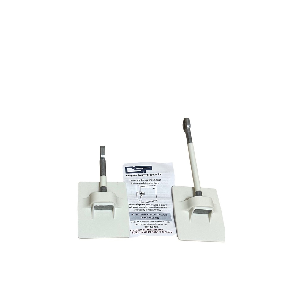Computer‎ Security Products CSP-103 Refrigerator Lock Security Kit Off White